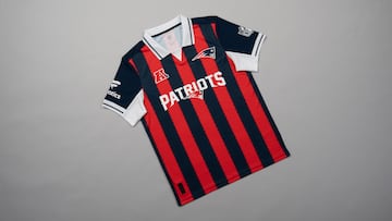 Las camisetas de los equipos de la NFL al estilo clásico del fútbol