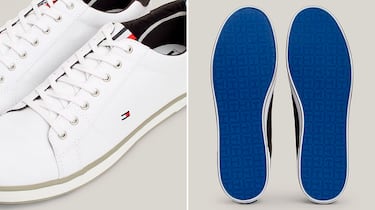 Las zapatillas Tommy Hilfiger para hombre hechas 100% de algodón