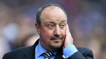 Rafa Benitez durante el partido ante el Cardiff