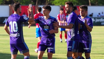 El Pucela golea en el primer amistoso de la 'era Pacheta'