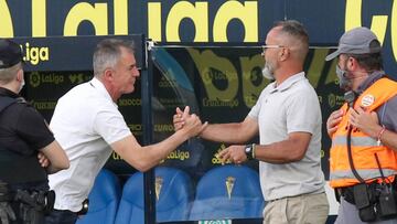 Lucas Alcaraz y Álvaro Cervera se saludan