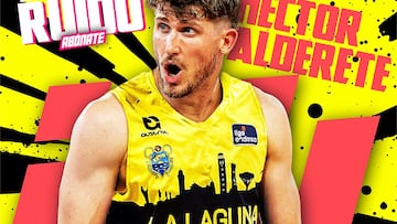 Héctor Alderete, a La Laguna Tenerife