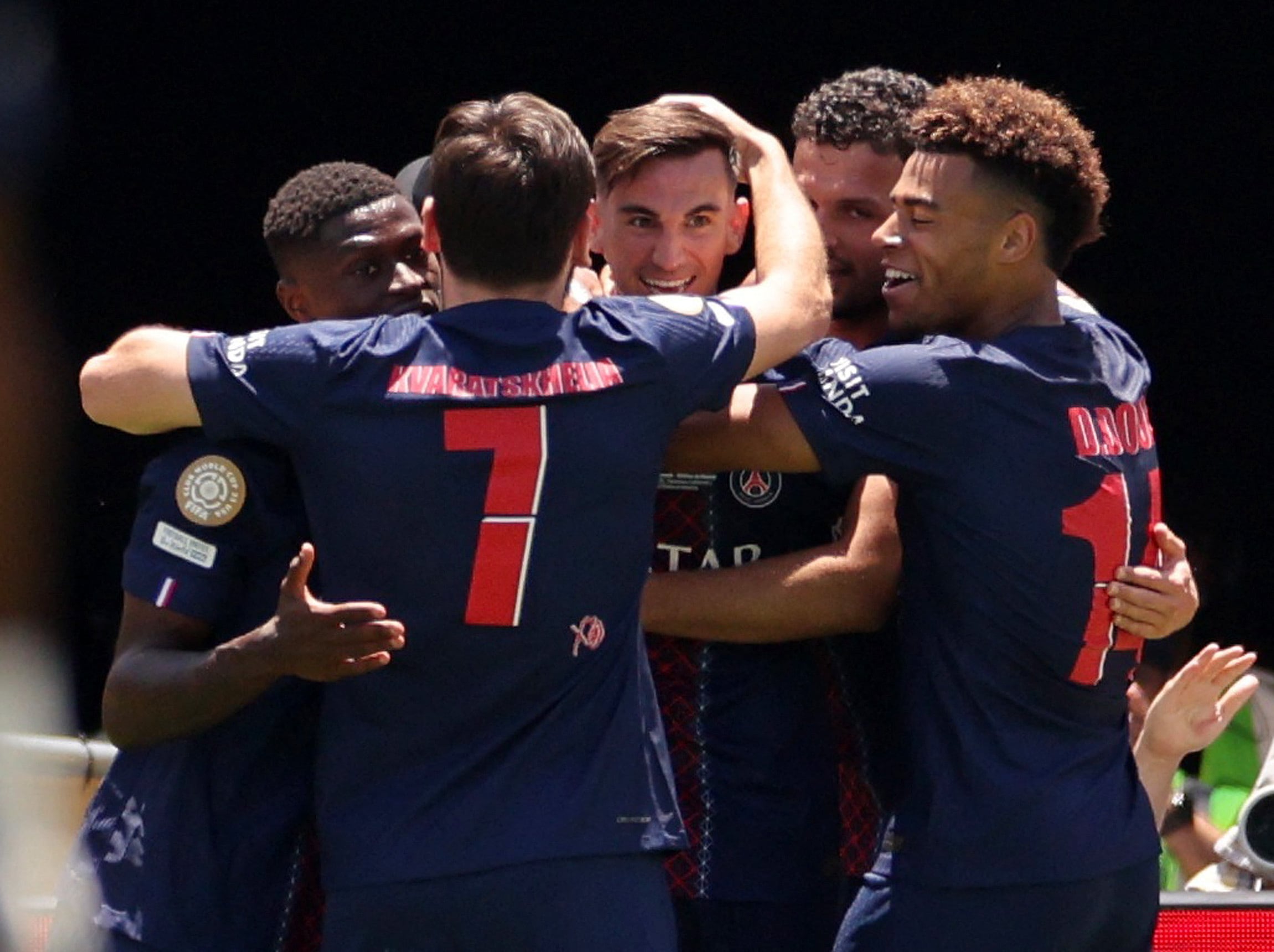 Los cuatro goles del PSG al Atlético 