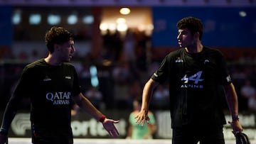 Tapia y Coello, durante las semifinales del Tarragona P1