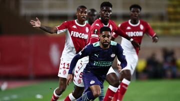 El Mónaco empata ante el PSV en un partido gris