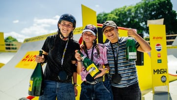 Naia Laso, Julia Benedetti y Lola Tambling, podio del Munich Mash 2025