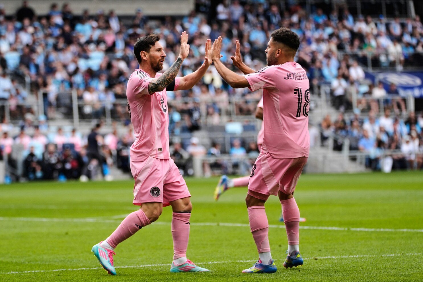 Messi y Jordi Alba vuelven a los entrenamientos con Inter Miami previo al duelo ante Orlando City 