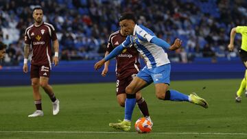 Cristian Herrera, atacante del Deportivo, compareció en rueda de prensa.