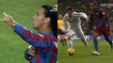 Para muchos, el jugador más especial del último medio siglo: la magia de Ronaldinho en Laliga, en menos de 2'