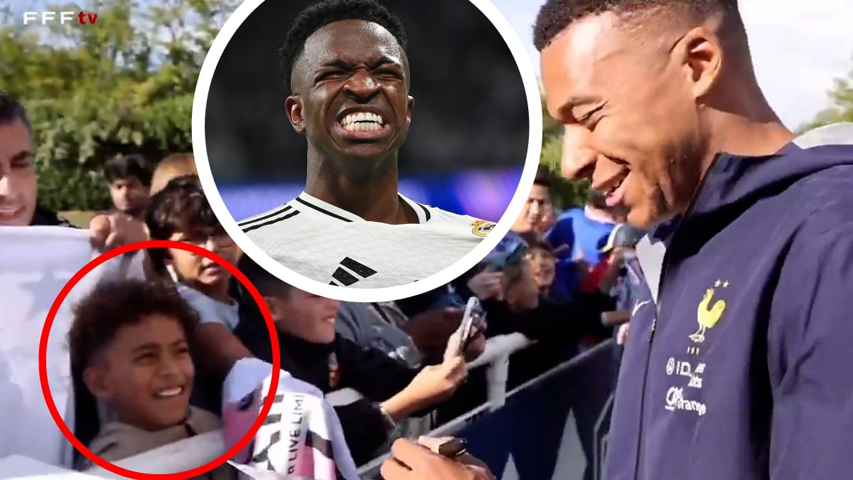 La pregunta directa de un niño sobre Vinicius a Mbappé: el francés no dudó ni un segundo