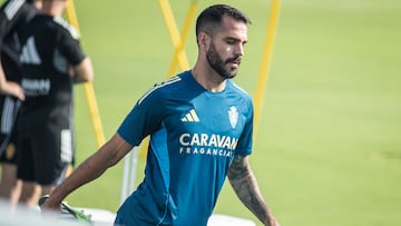 26-08-2025. Sesion de entrenamiento Del Real Zaragoza. Insua