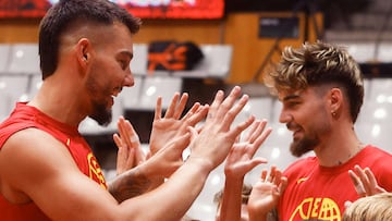 Juancho y Willy, este verano en Badalona.