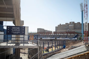 Durante el verano las obras se centraran en el movimiento de tierras, la demolición del resto del estadio y las excavaciones que sean oportunas.