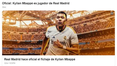 Impacto mundial por Mbappé
