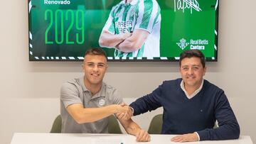 Pablo García, con Miguel Calzado.