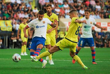 Minuto 67, 3-3. Tras una combinación con Gavi en el área, Ferran Torres consigue empatar el partido.
