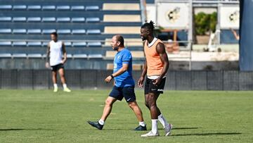 Sekou Gassama, con José Alberto.