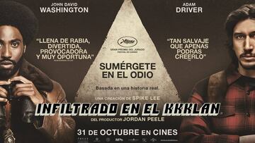 "Infilitrado en el KKKlan" te invita al cine