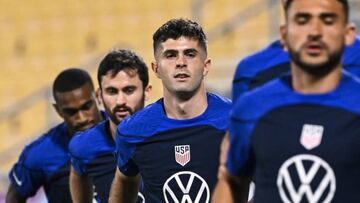 Pulisic en un entrenamiento.