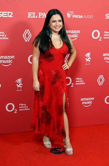 Cris Blanco durante la IV edición de la gala de entrega los Premios Ondas Globales del Podcast.   

 
 
 