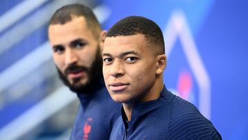 Benzema y Mbappé.