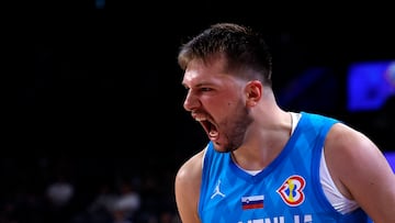 Luka Doncic, durante el partido.