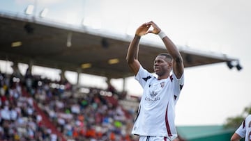 Kofane, con el Albacete.