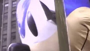 El desfile más infausto de Sonic; imágenes inéditas