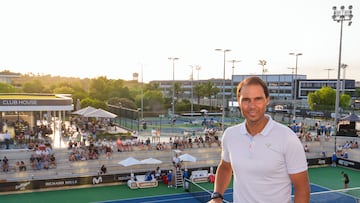 Rafa Nadal, espectador de lujo en el torneo Rafa Nadal Open by Movistar