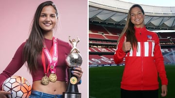 Deyna Castellanos, jugadora del Atlético.