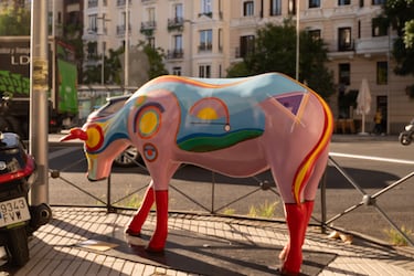 Las esculturas talladas a mano e ilustradas por diferentes artistas ya están por las calles de Madrid. 