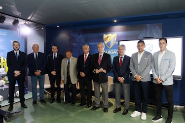 El Málaga lanza los fastos por 120 años de fútbol en la ciudad