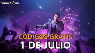 Códigos gratis Free Fire 1 de julio
