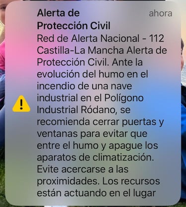 Grave incendio en Azuqueca de Henares