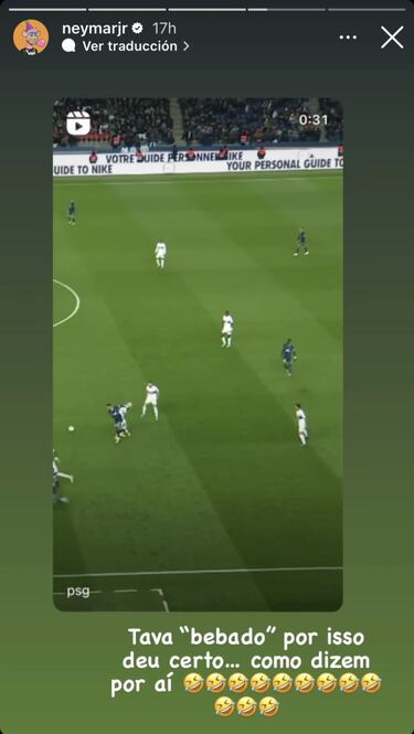 Neymar se mofa de las críticas: "Estaba borracho..."
