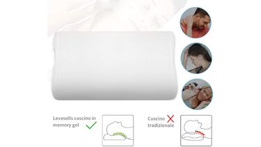 Esta almohada cervical evita ronquidos y es buena para el cuello