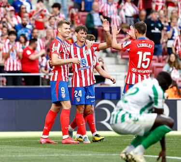 El Atlético pesca en la Liga 
