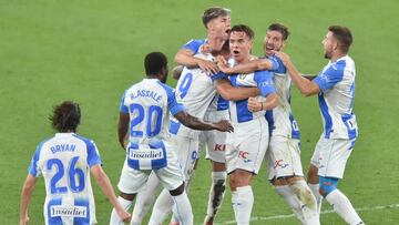 16/07/20 FUTBOL PARTIDO ENTRE ATHLETIC DE BILBAO LEGANES GOL LEGANES