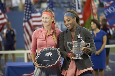 Campeona de 2 Grand Slams, doble medallista olímpica en Londres 2012 (bronce en individuales y oro en dobles mixtos) y ex número 1 del mundo, Azárenka alcanzó tres finales en el US Open (2012, 2013 y 2020), siempre quedándose a las puertas. Su rivalidad con Serena Williams en Nueva York fue una de las más intensas de la década pasada. El torneo estadounidense es la gran deuda en su palmarés.