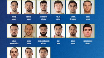 Seis de los doce jugadores de Turquía son de Euroliga