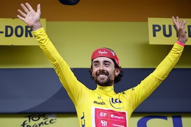 Pogacar resiste el acoso, pero pierde el maillot amarillo