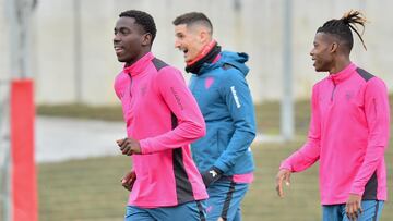 Adama Boiro se entrena a las órdenes de Valverde