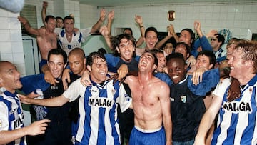 Ascenso del Málaga en 1999.