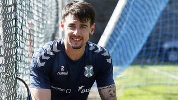 Luis Pérez, jugador del Tenerife.