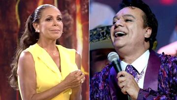 Imágenes de Isabel Pantoja en el último programa de 'Supervivientes: Conexión Honduras' de la edición del 2019 y del cantante mexicano Juan Gabriel.