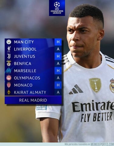 Los mejores memes del sorteo de Champions League
