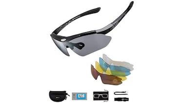 Tenemos unas gafas de ciclismo superventas con cinco lentes para todos los climas