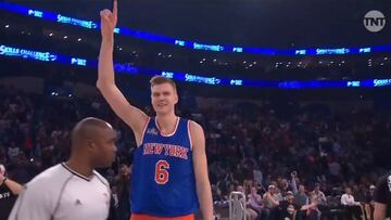 ¡Porzingis se lleva el concurso de habilidades con sus 2,21!