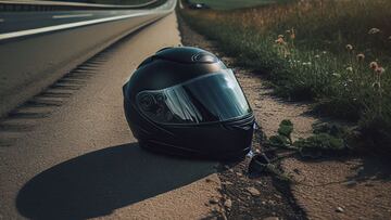 Esto es lo que debes hacer si ves un casco de motorista al borde de una carretera: no es lo primero que piensas