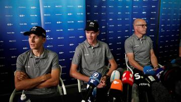 Chris Froome atendió a la prensa antes del Tour de Francia.